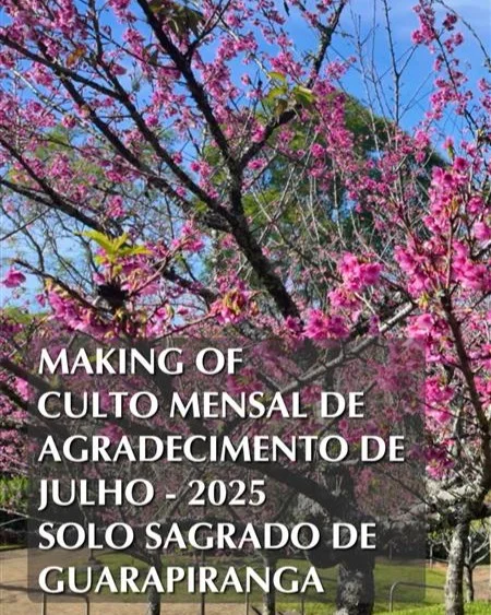 Capa do vídeo “Making of - Culto Mensal de Agradecimento de Julho - 2025 | Solo Sagrado de Guarapiranga”