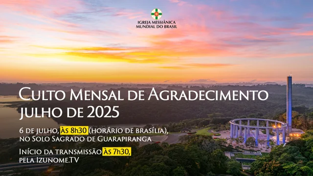 Capa do vídeo “Cerimônia do Culto Mensal de Agradecimento de Julho 2025 - SSG”
