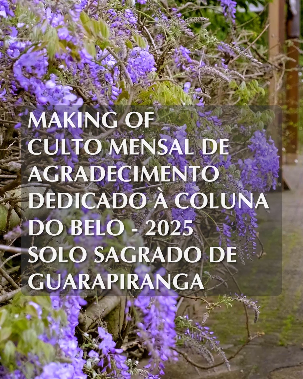 Capa do vídeo “Making of - Culto Mensal de Agradecimento dedicado à Coluna do Belo - 2025 | SSG”