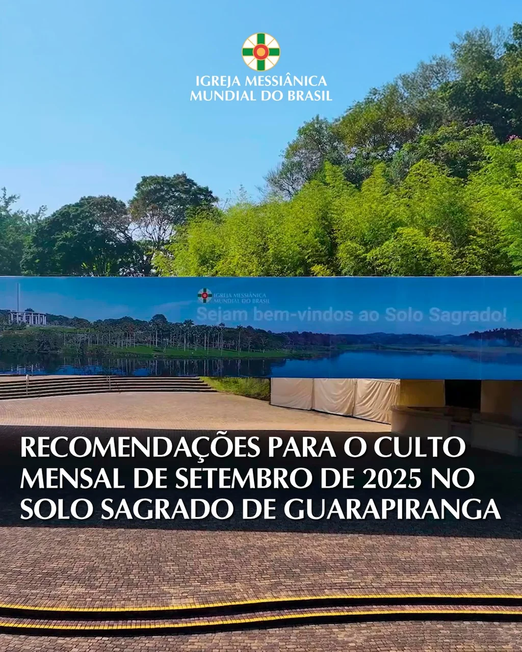 Capa do vídeo “Recomendações para você que vai ao Solo Sagrado para o Culto Mensal de Setembro - 2025”