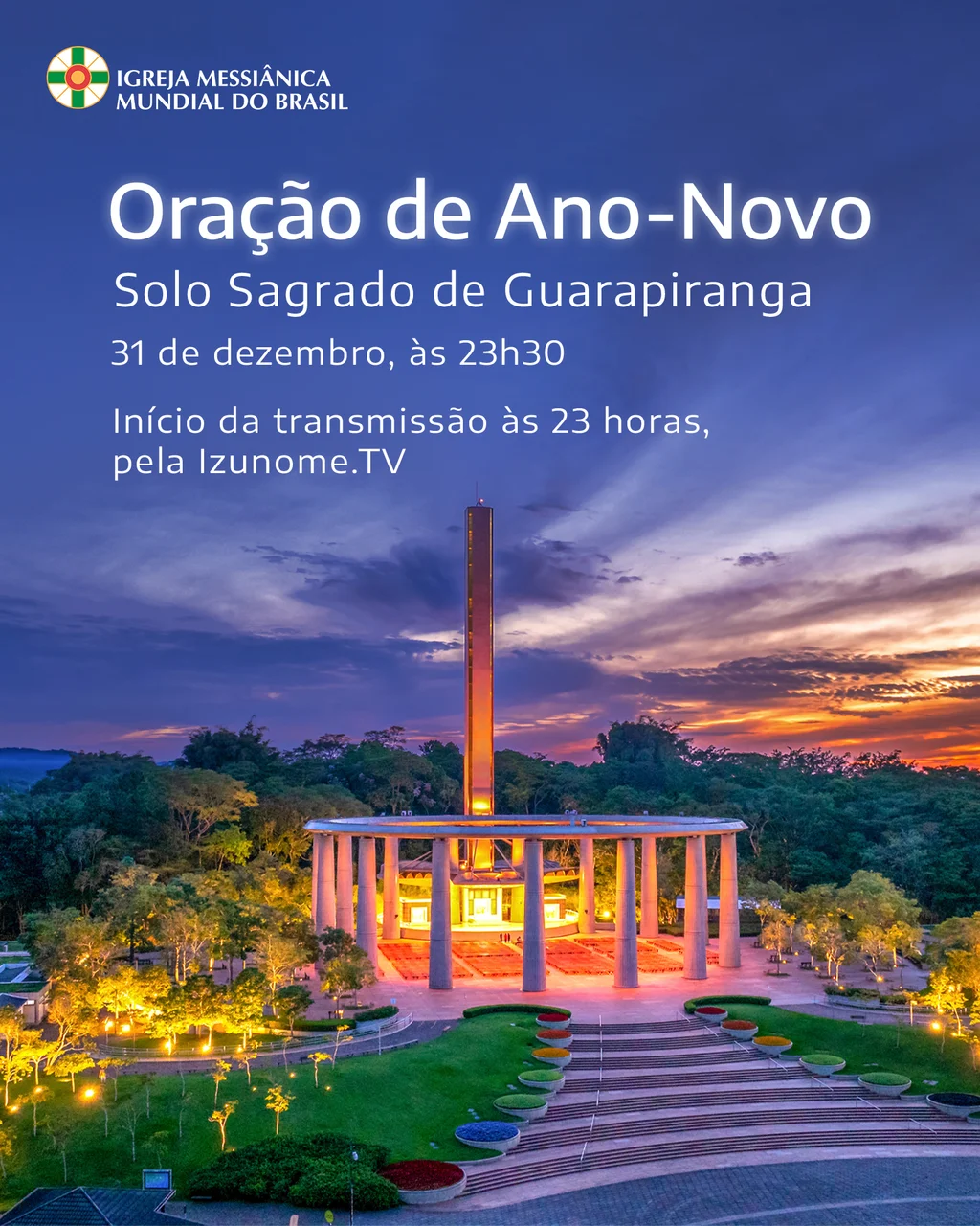 Capa do vídeo “Oração de Ano-Novo | Solo Sagrado de Guarapiranga - 31/12/2025”