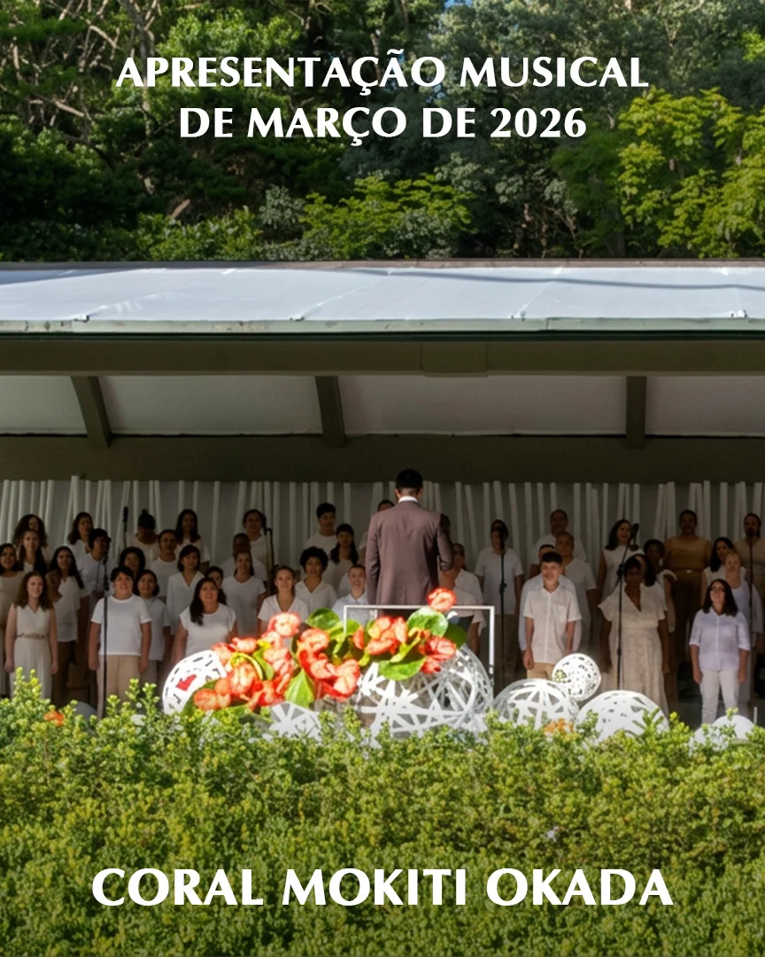 Capa do vídeo “Apresentação Musical SSG - Coral Mokiti Okada|  Culto Mensal de Agradecimento de Março de 2026”